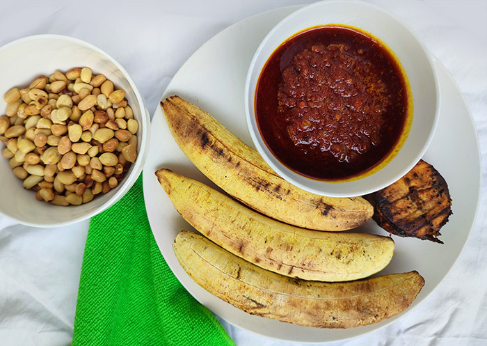 Roasted plantain